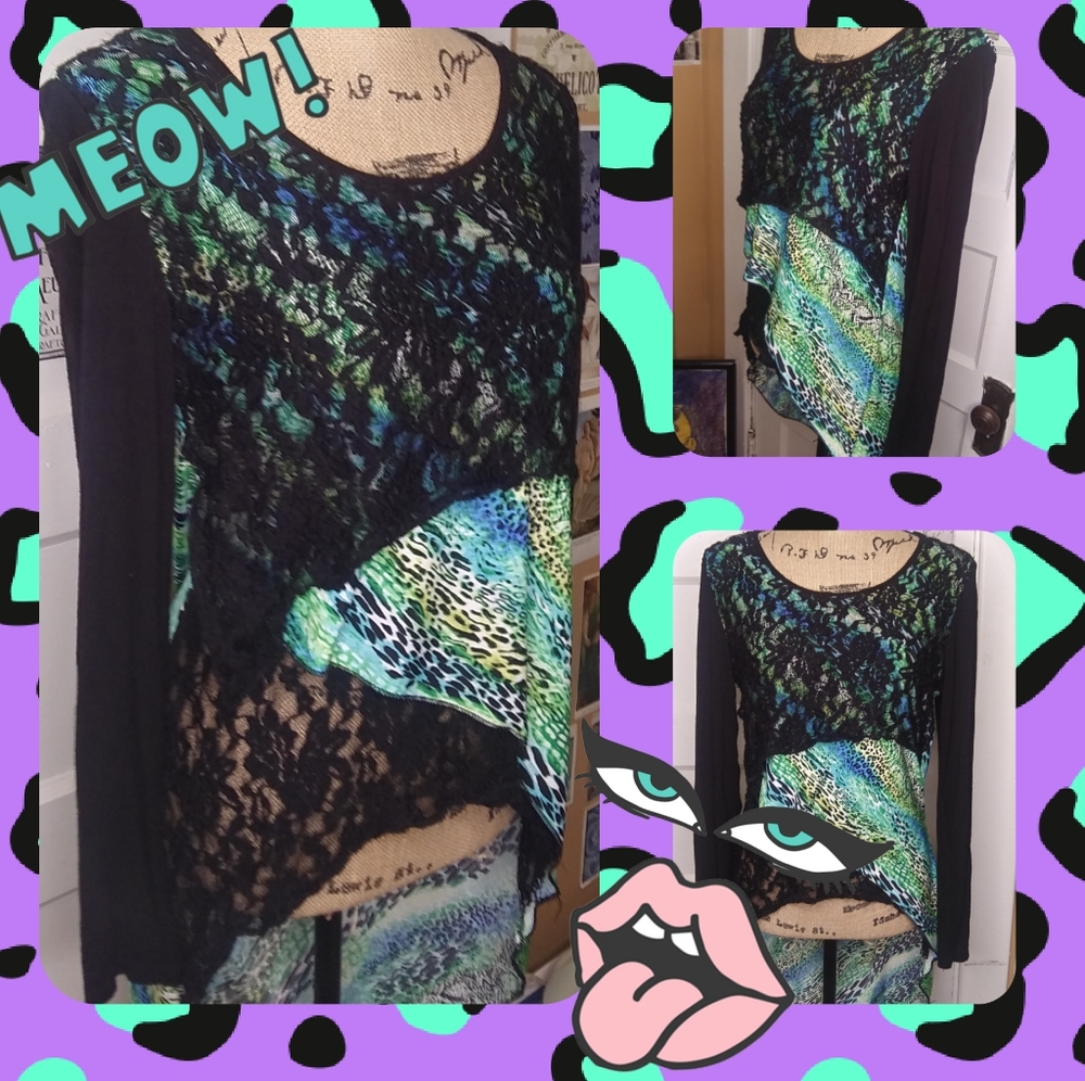 Hi low BoHo Blouse
